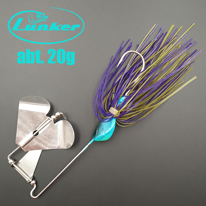 Fishing Lure Buzzbait - Wusanban Lunker Spinner الطعوم الصعبة الصيد
