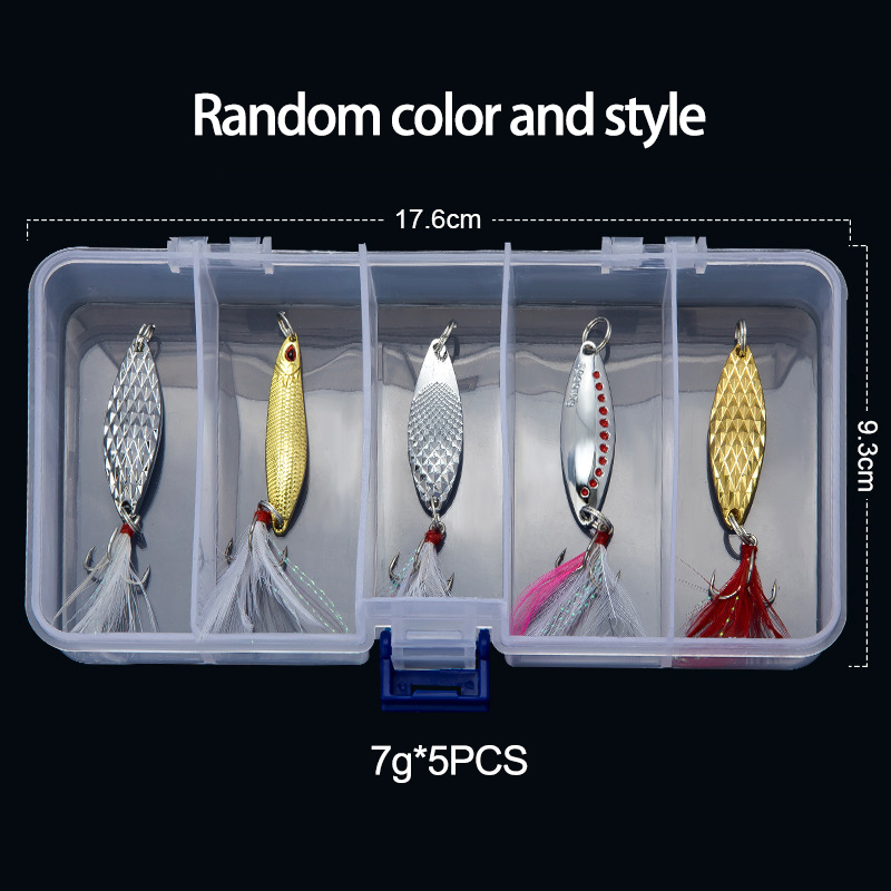 ملعقة معدنية سبينر الصيد إغراء - مراجعة Fishing Lure Spinner وسعره
