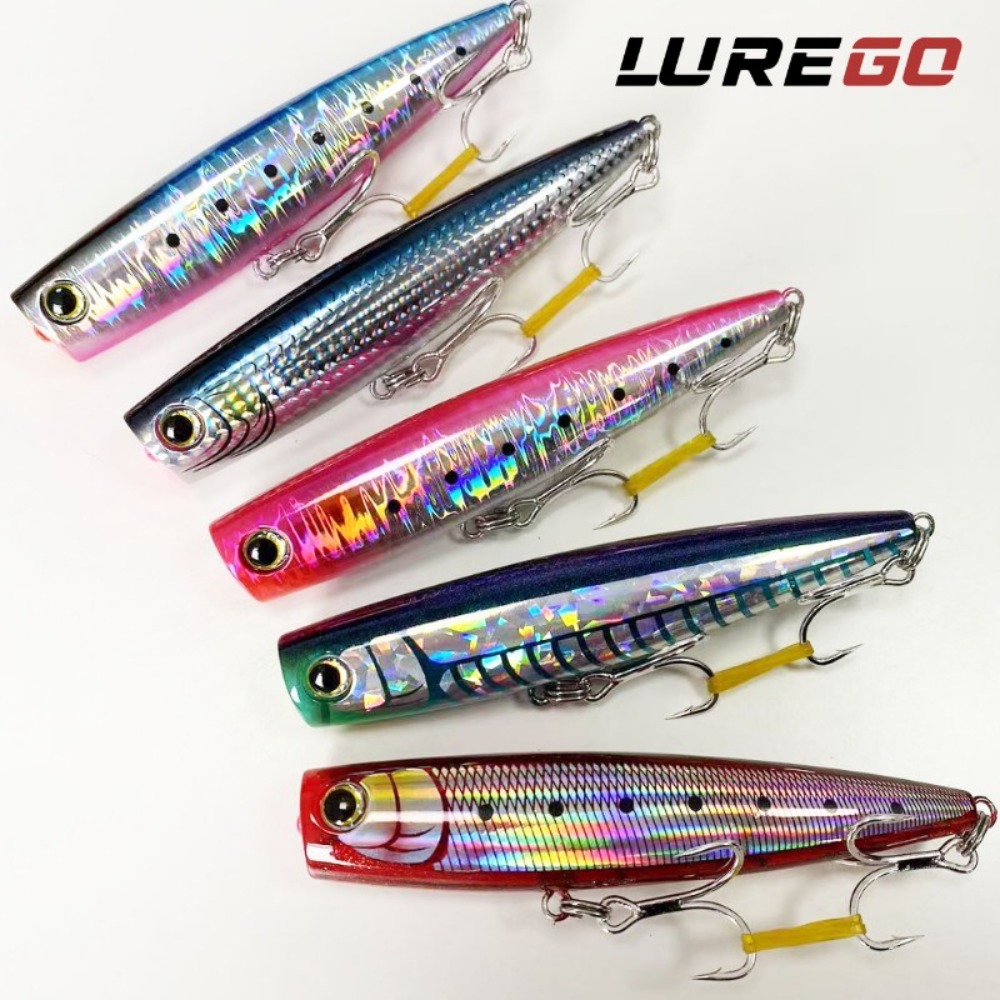 1 قطعة طُعم صيد كبير الحجم من  - مراجعة Fishing Lure Popper وسعره