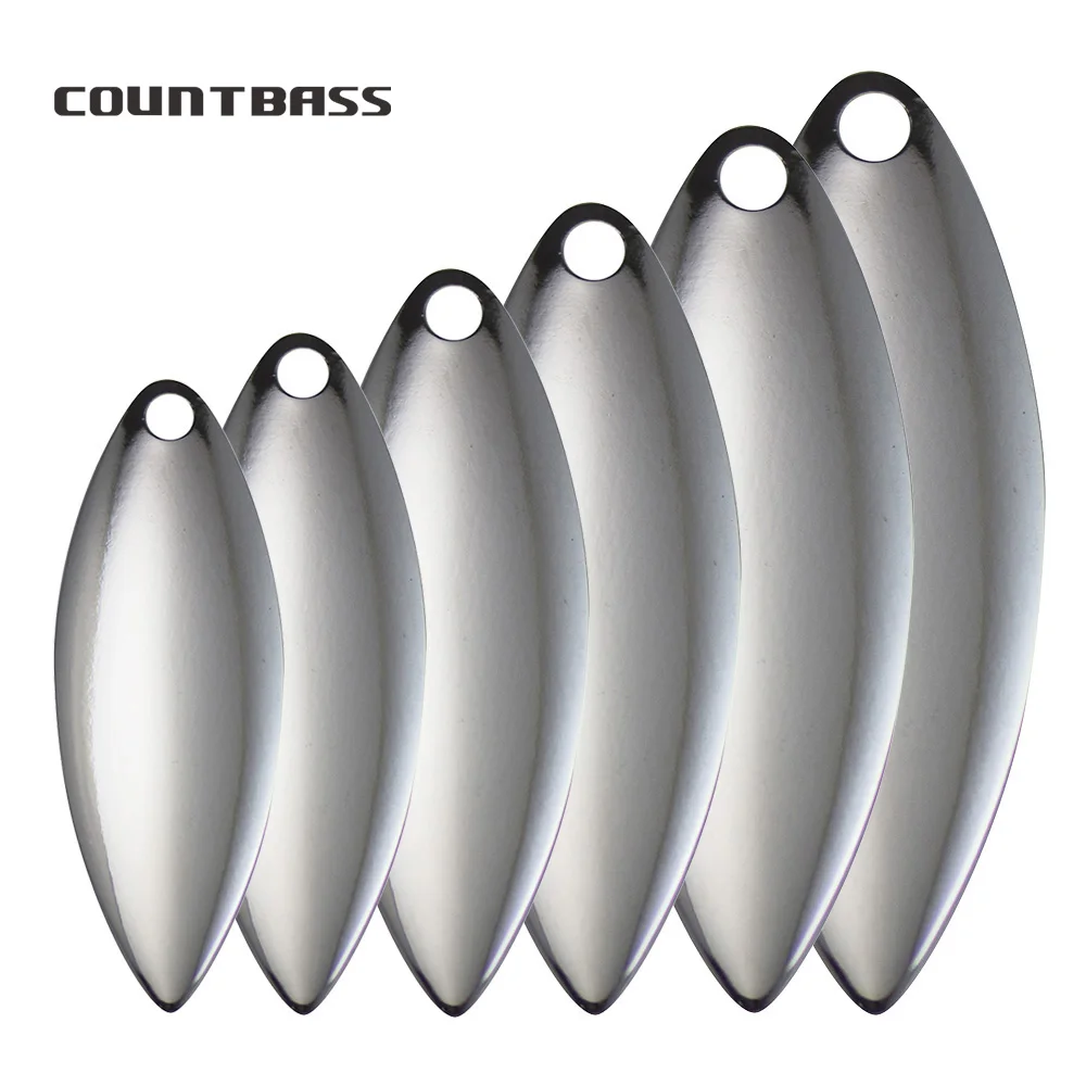 Countbass 50 قطعة حجم 1-6 الني - مراجعة Fishing Lure Spinner وسعره