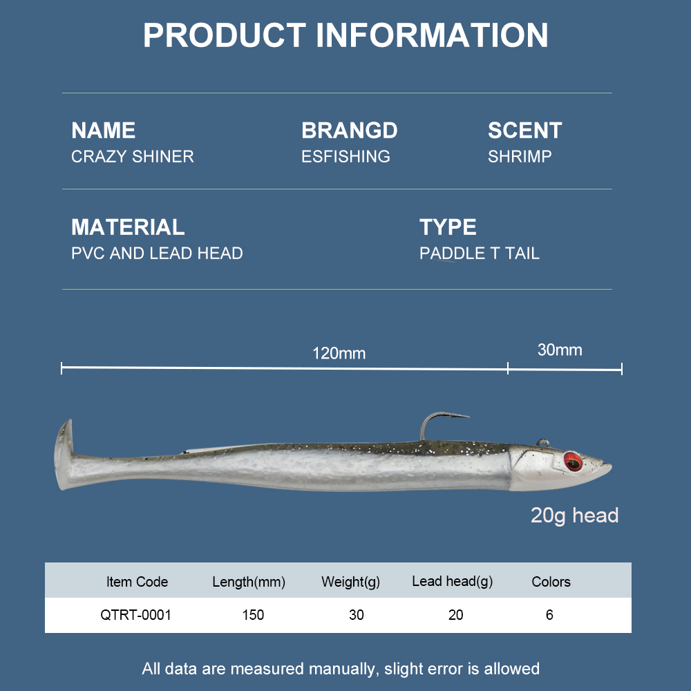 ESFISHING طعم صيد ناعم، طعم سب - مراجعة Fishing Lure Soft Plastic وسعره