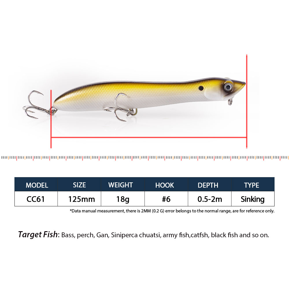 طعم صيد عائم على سطح الماء بطو - مراجعة Fishing Lure Popper وسعره