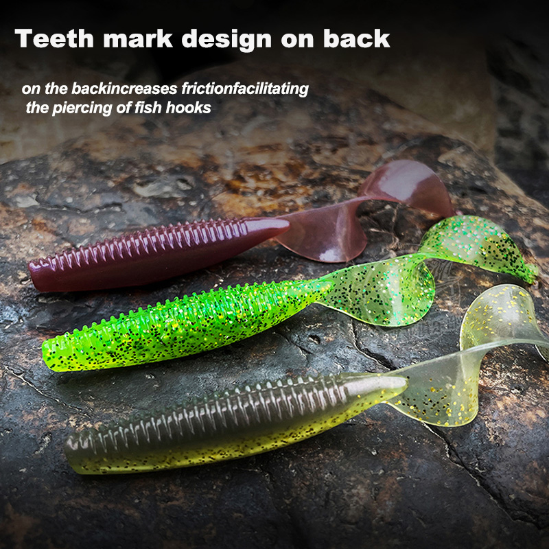 دليل آخر 2.0/2.5/3.0 بوصة دودة - مراجعة Fishing Lure Soft Plastic وسعره